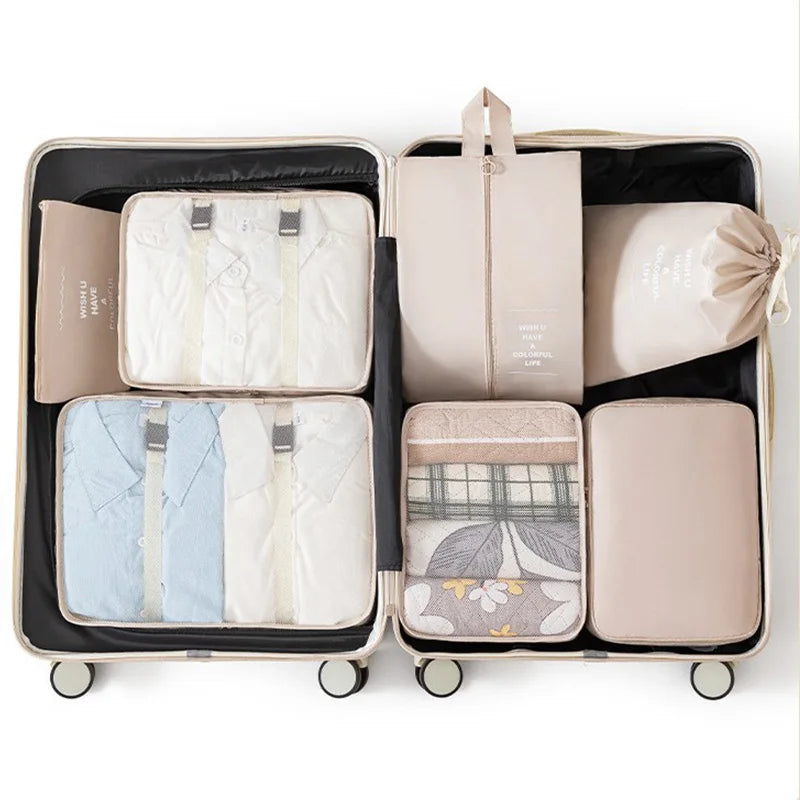 7-Piece Travel Packing Cube Set
