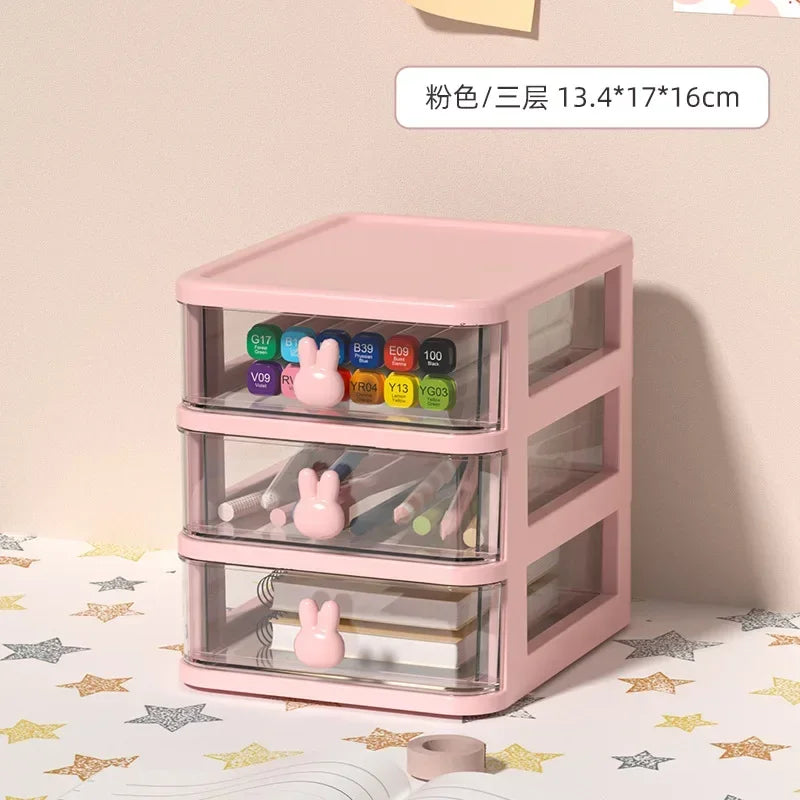 Clear 2–4 Tier Drawer Organizer