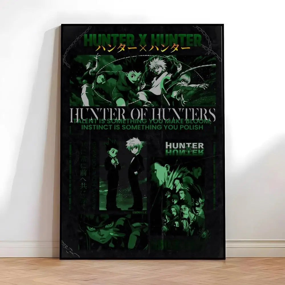 H-Hunter Hunter Poster High-quality vintage prints & posters for home, bar, cafe, aesthetic wall art.