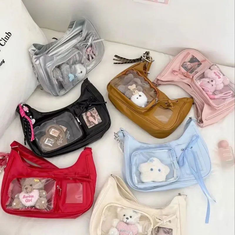 Harajuku Transparent Ita Shoulder Bag