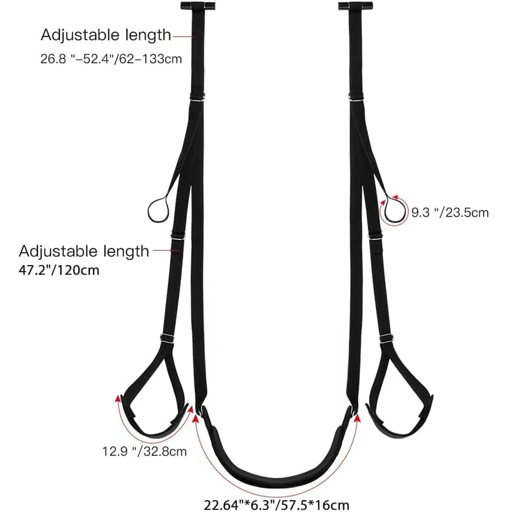Adjustable Door-Mount Couple Swing Straps