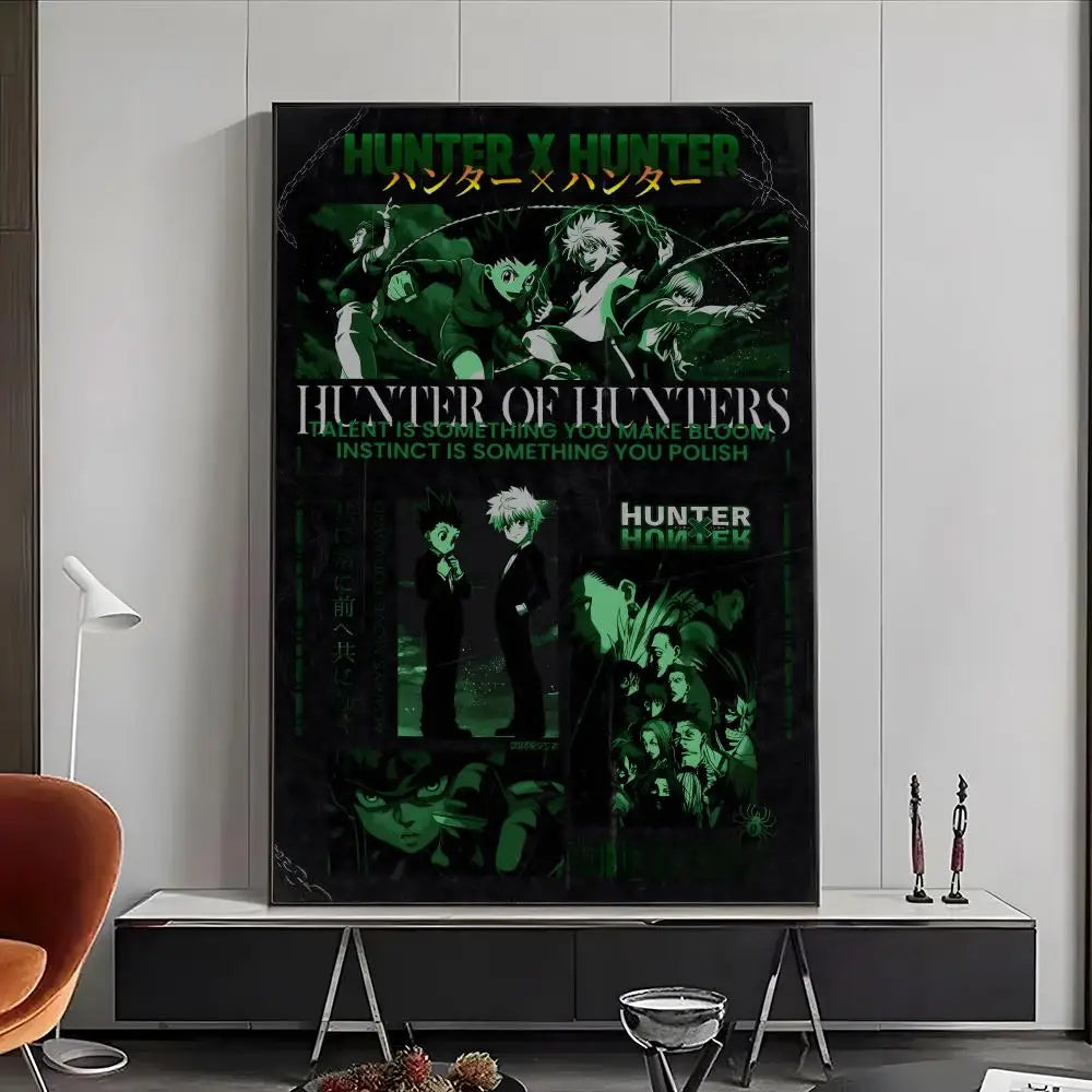 H-Hunter × Hunter Poster High-Definition Posters, Wall Art for Living Room and Home Decor.