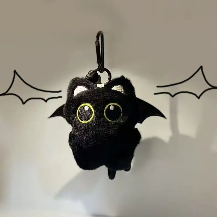 Black Cat Plush Keychain & Bag Charm