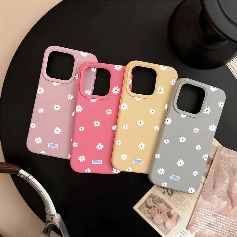 Daisy Flower Shockproof Phone Case for iPhone