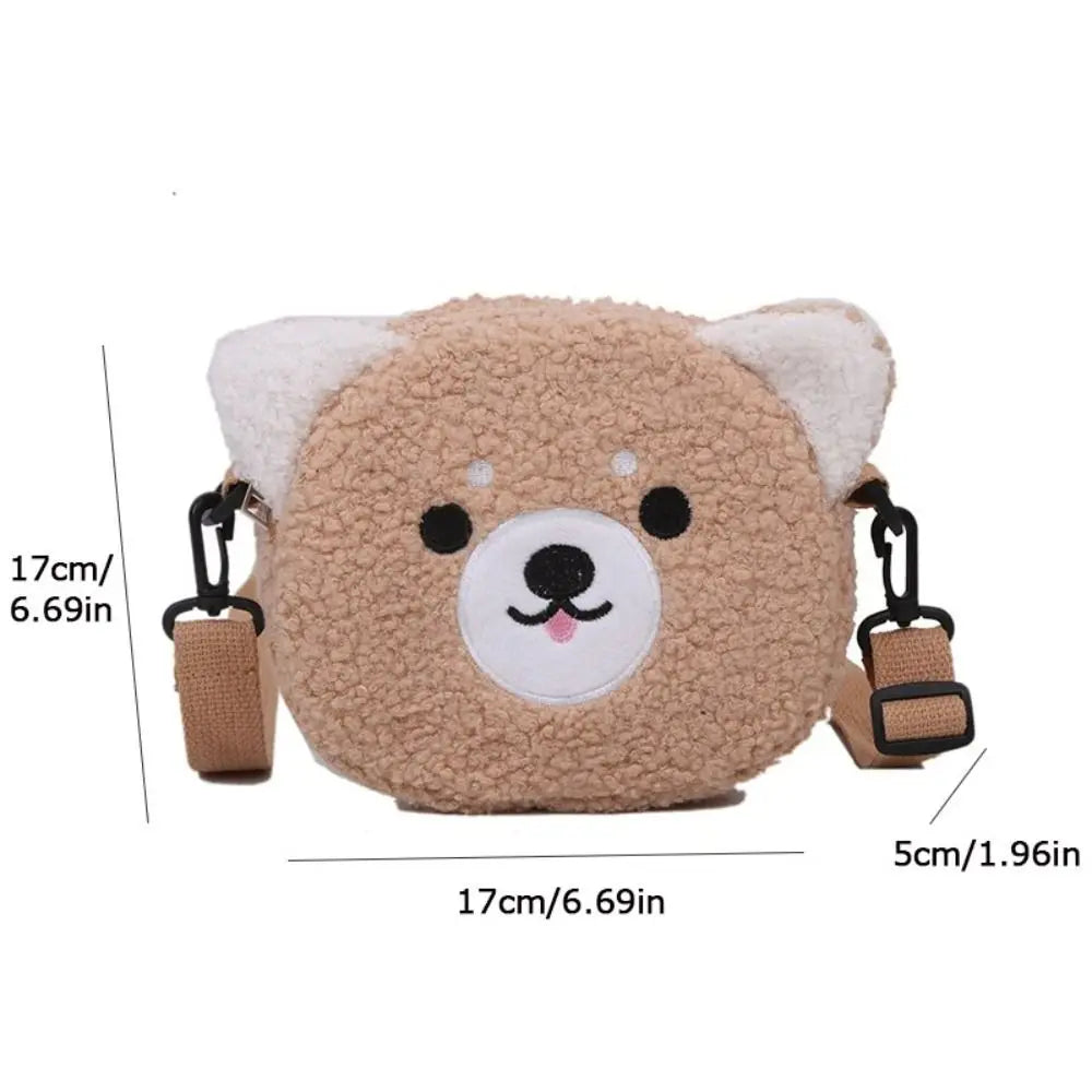 Kawaii Plush Cartoon Crossbody Phone Bag