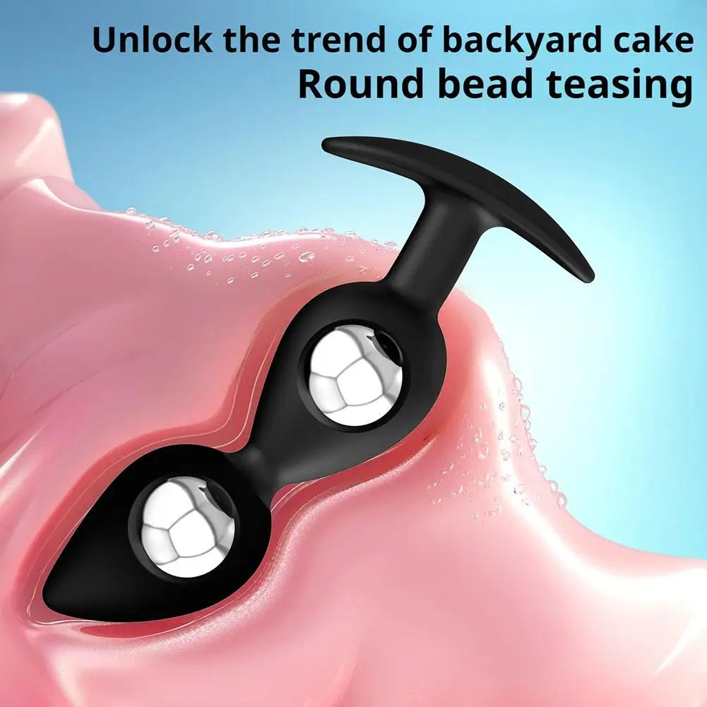 Wearable Anal Plug with Internal Steel Balls