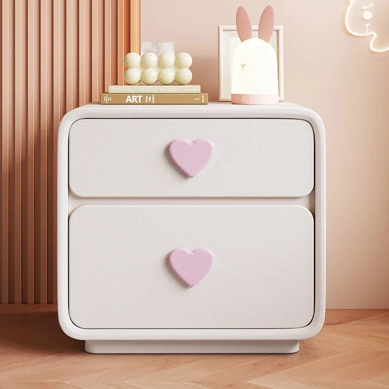 Cute Modern Kawaii Bedside Storage Table