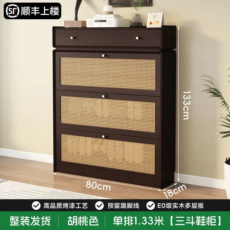 Narrow Corner Shoe Storage Cabinet