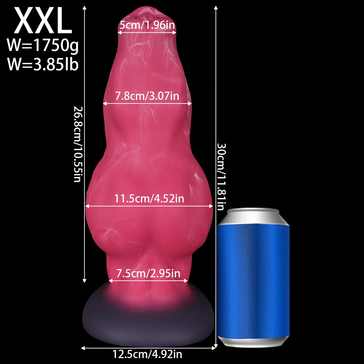 Silicone Animal-Style Strap-On Dildo