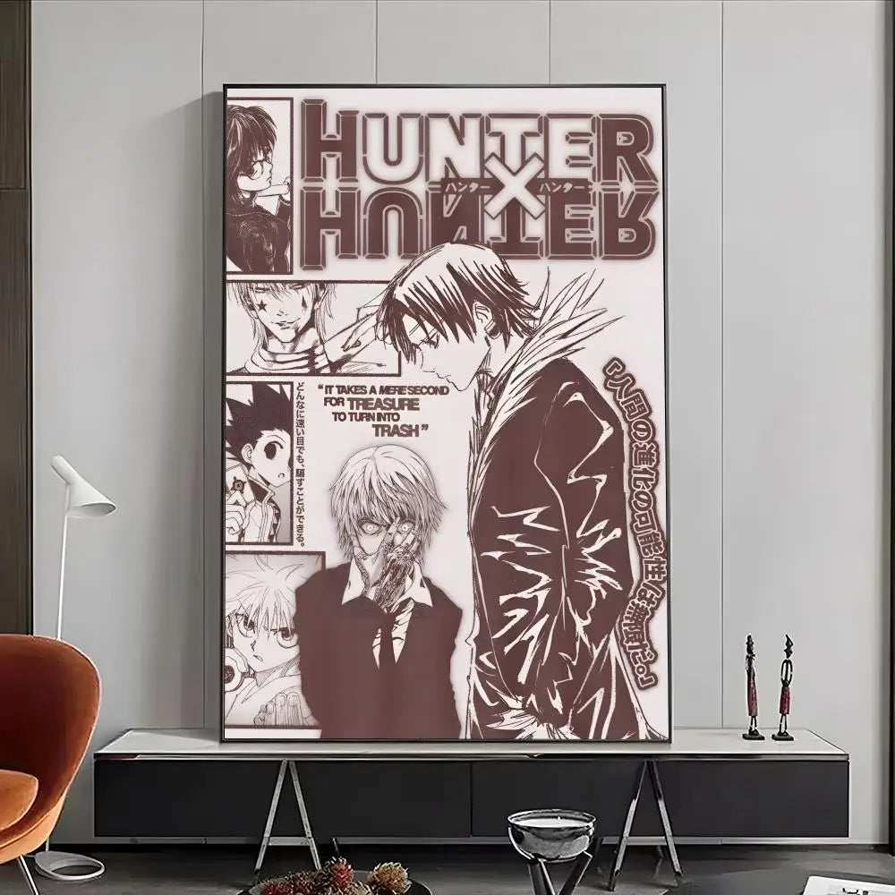 H-Hunter × Hunter Poster High-Definition Posters, Wall Art for Living Room and Home Decor.