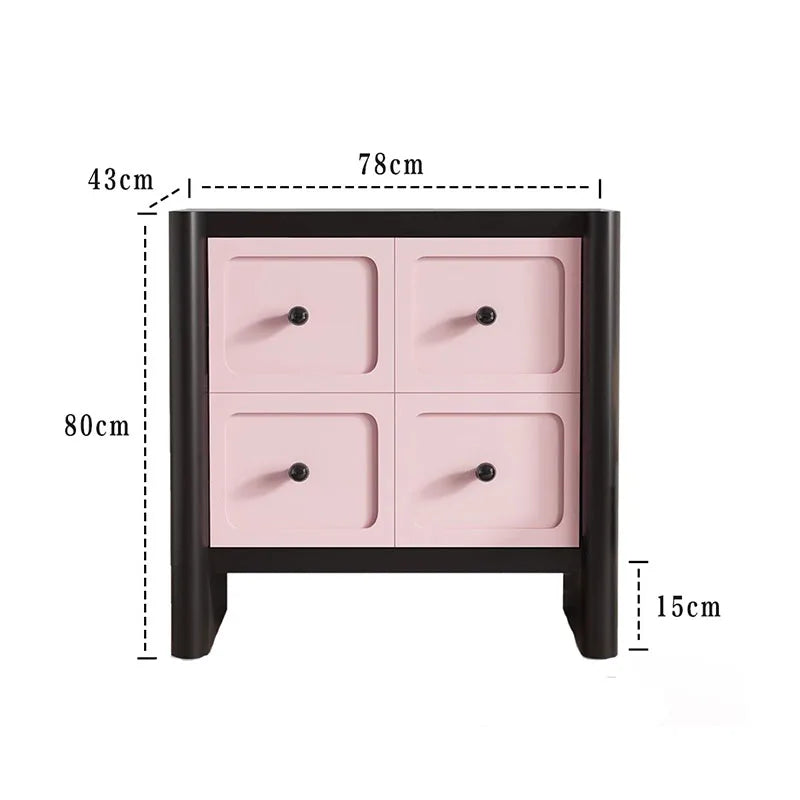 Kawaii Minimalist Living Room Cabinet