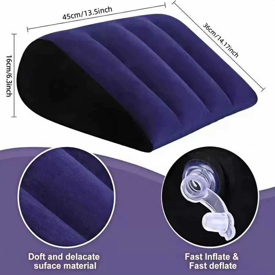 Inflatable Adjustable Couple Positioning Cushion