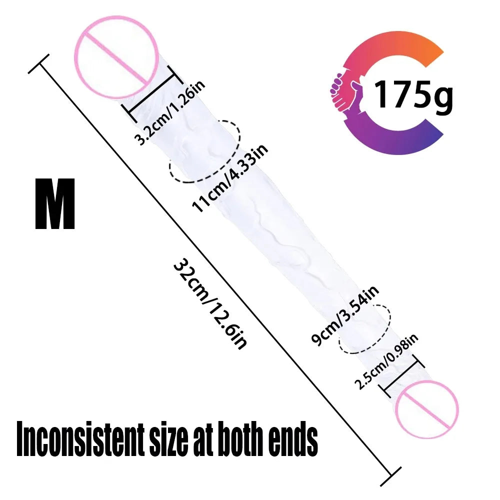 Flexible Double-Ended Realistic Dildo