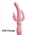 Rabbit Vibrator with Clitoral Suction
