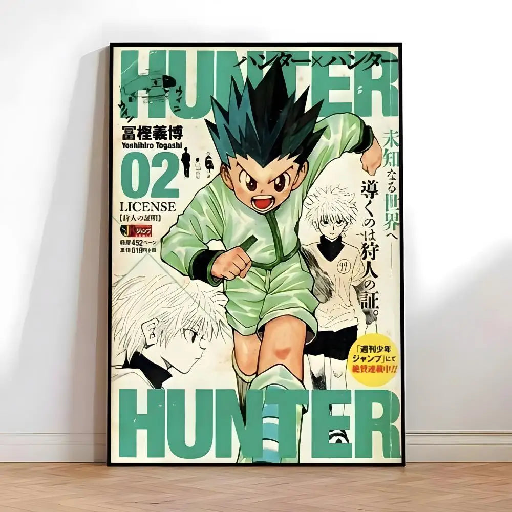 H-Hunter Hunter Poster High-quality vintage prints & posters for home, bar, cafe, aesthetic wall art.