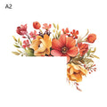 Romantic Flower Light Switch Wall Stickers