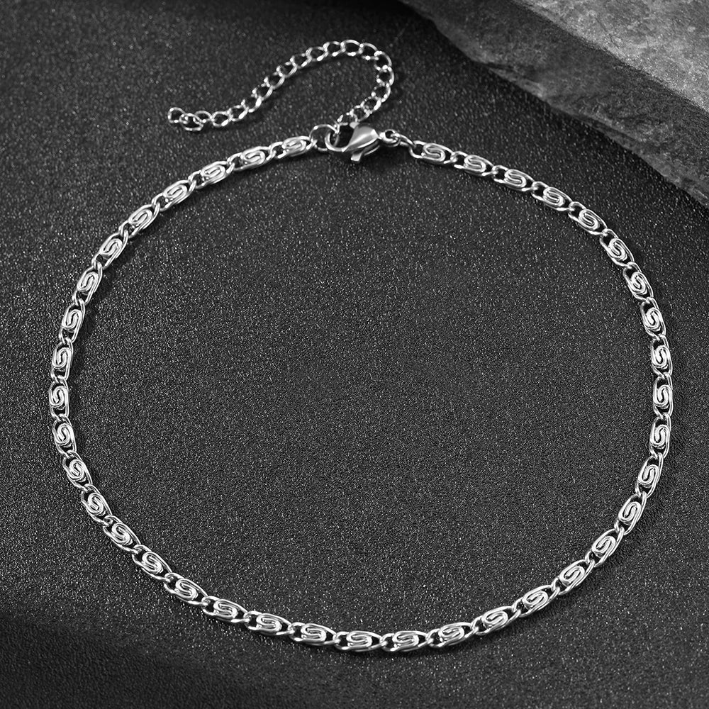 Women's Delicate Stainless Steel Chain Anklet