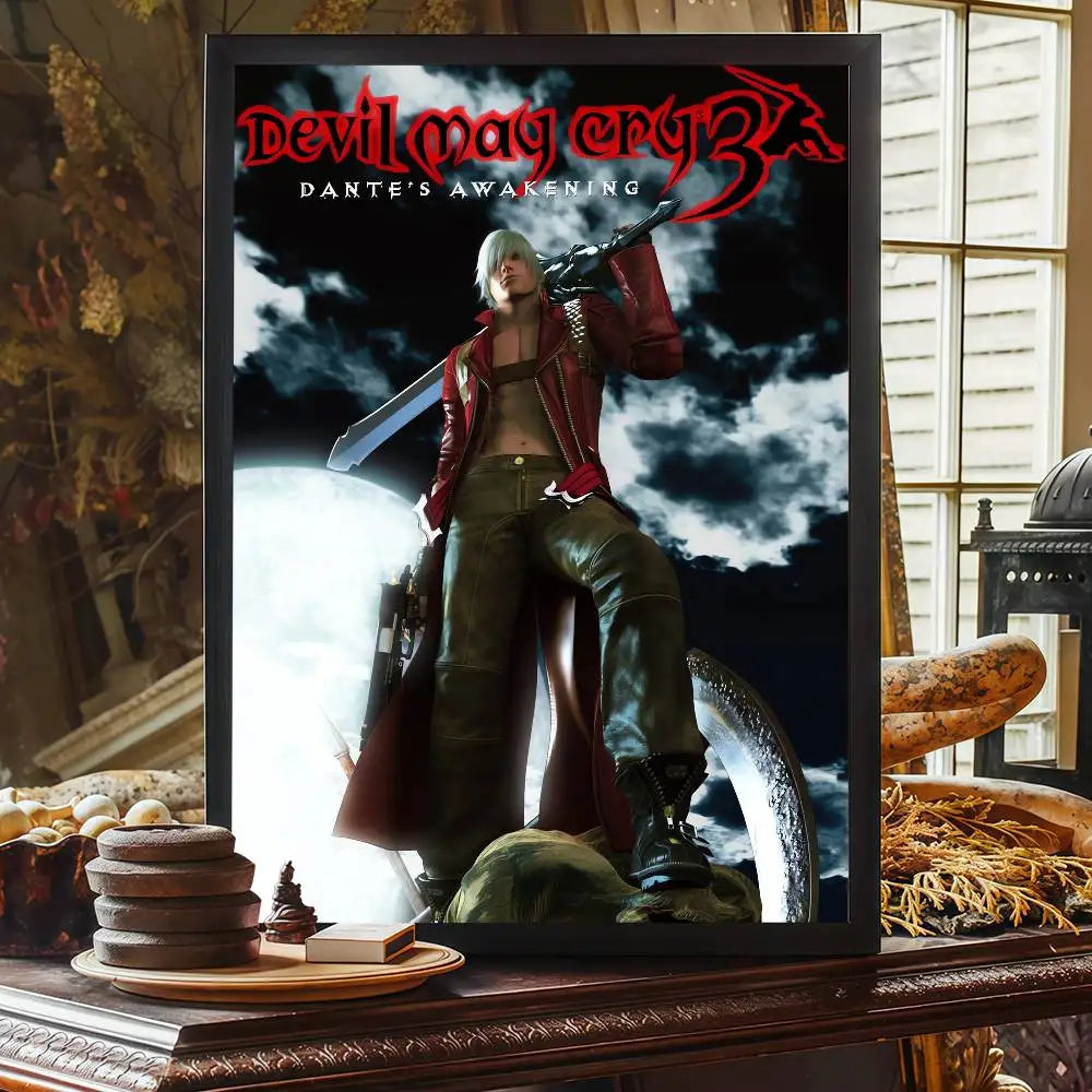 Devil May Cry Vintage Game Art Poster