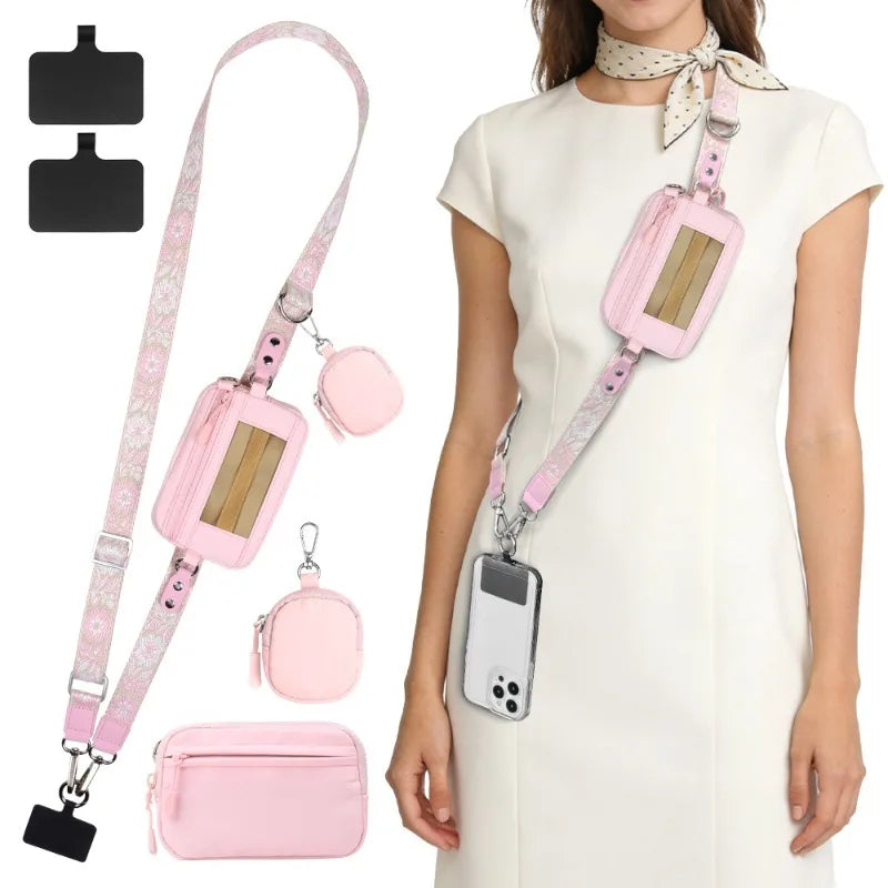 Nylon Mini Travel Crossbody Pouch