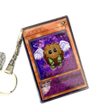 Yu-Gi-Oh!! Anime peripherals keychains creative cartoons cool personalities DIY handmade quicksand cards car schoolbag pendants