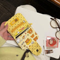 Quaint Ins Style Bear Coin Purse with Retro Cute Design Convenient for Students