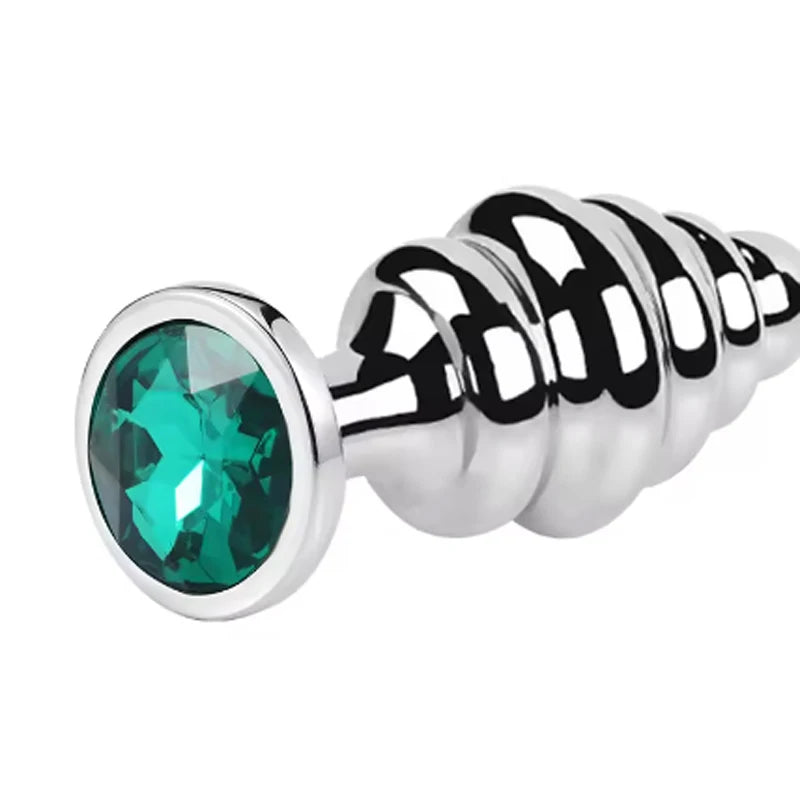 Crystal Stainless Steel Anal Plug