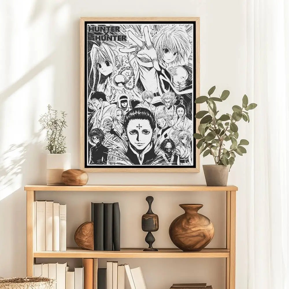 1pcs H-Hunter x hunter Paper Print Home Living Room Bedroom Entrance Bar Cafe Art Painting Decoration
