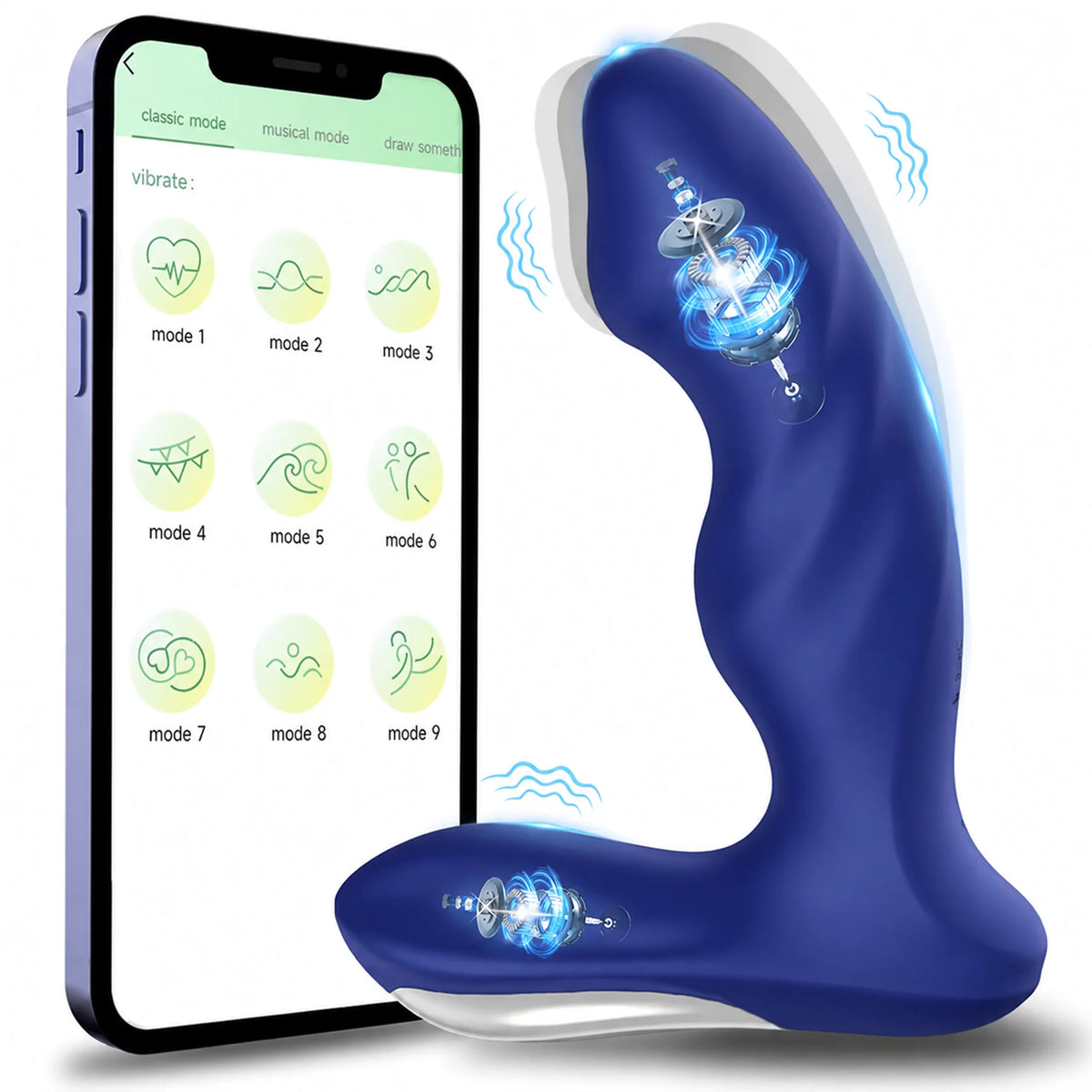 10-Mode Thrusting Prostate Massager