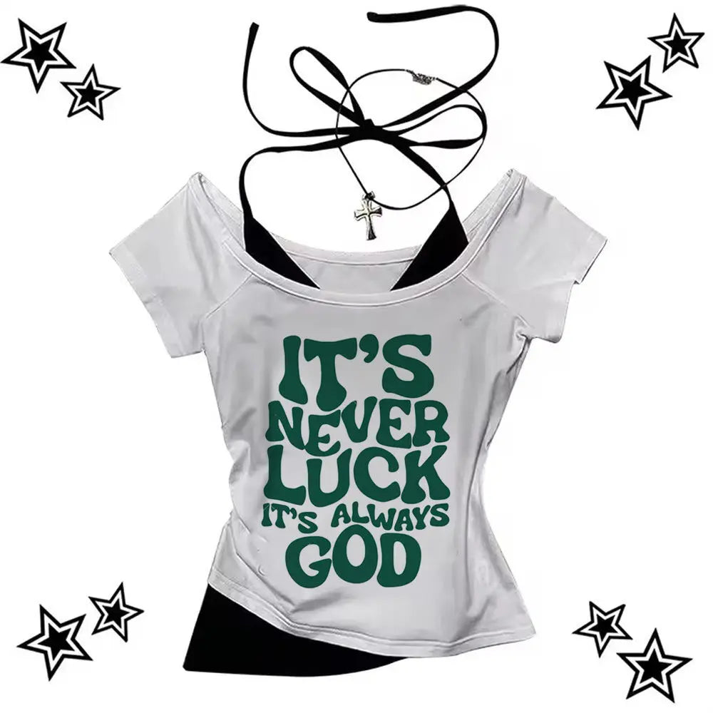 Vintage 2000s Gyaru Y2K Crop Top