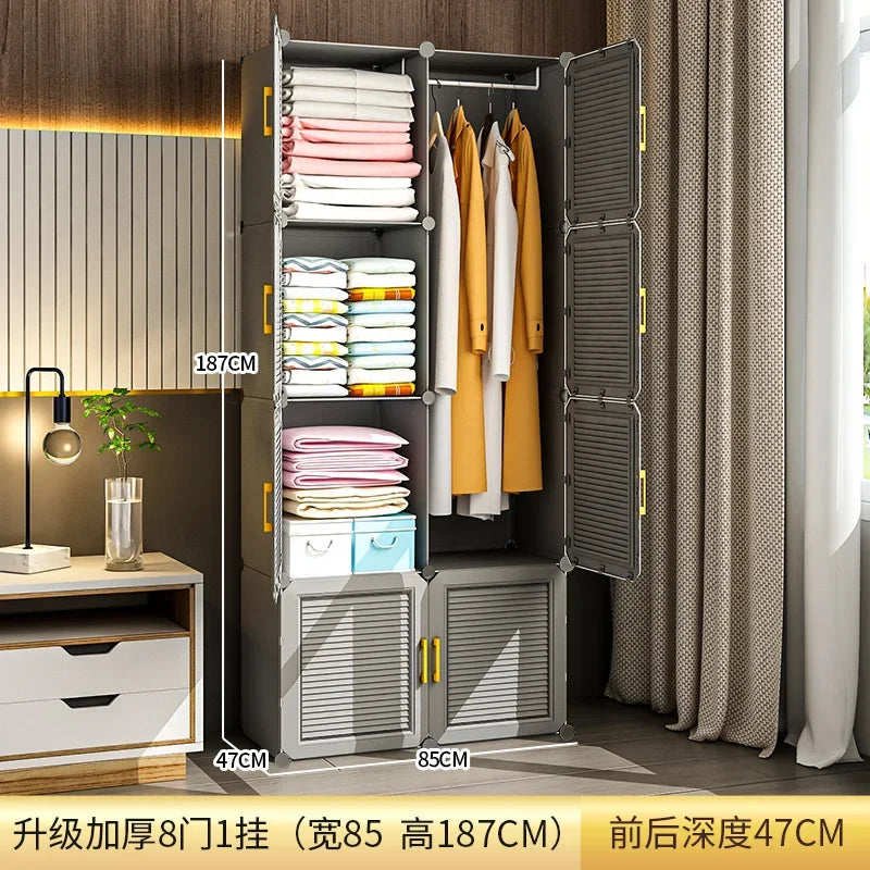 Plastic Wardrobe & Closet Storage Organizer