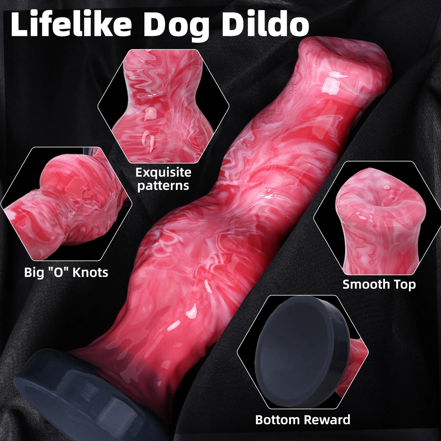 Monster Anal Dildo Anus Penis Stimulation Female Adult Sex Toys for Women Men Anal Plug Real Dog Dildos Butt Plug Soft Animal