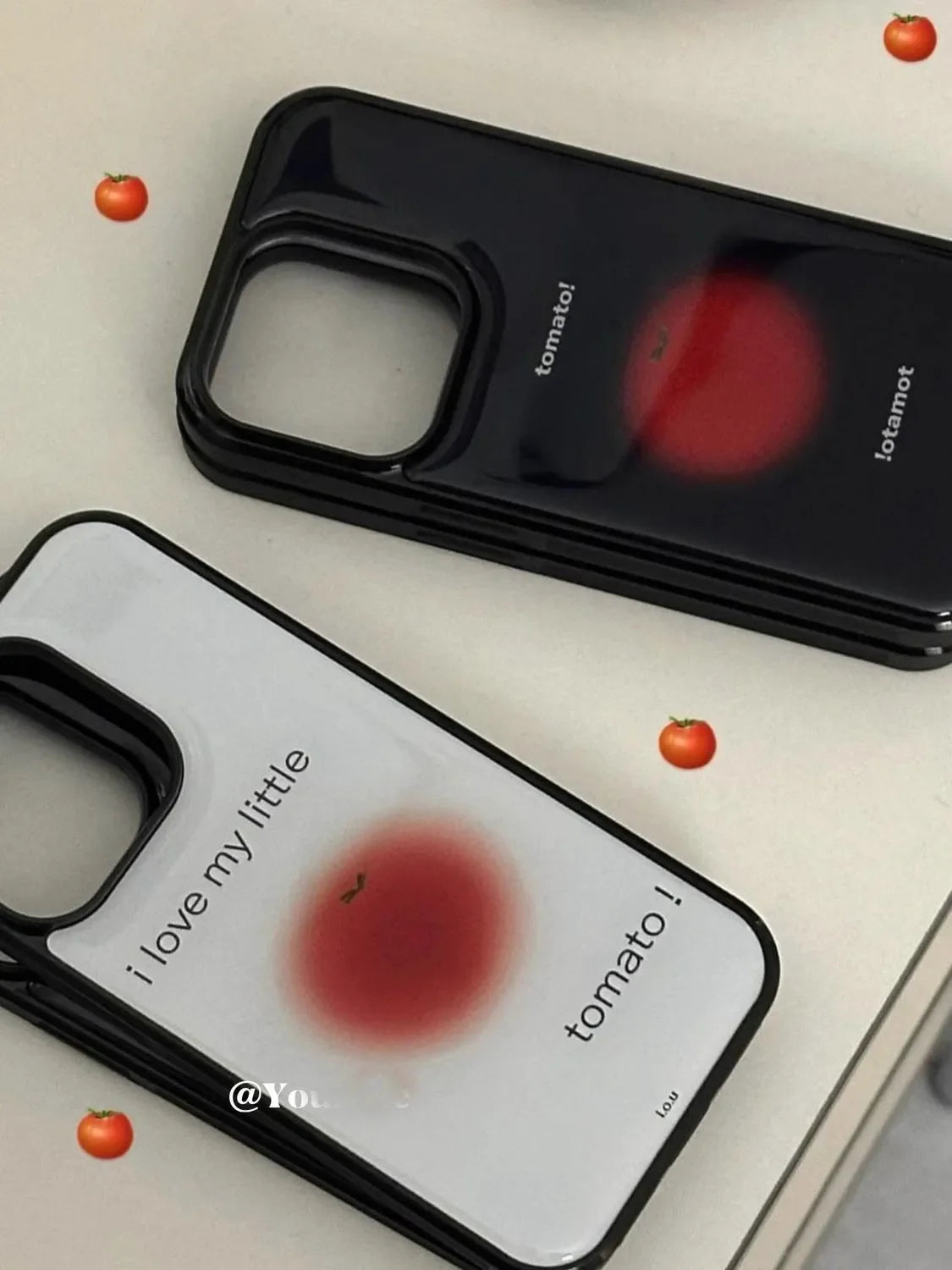 Cute Tomato Glossy Phone Case for iPhone