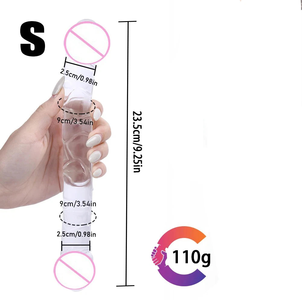 Flexible Double-Ended Realistic Dildo