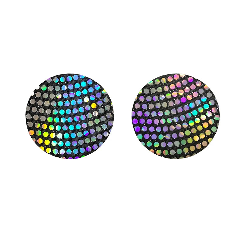 Sex Product Chest Stickers Sexy Sequin Nipple Covers With Tassels Heart Round Lace Shape Nipple Stickers Pasties Wholesale