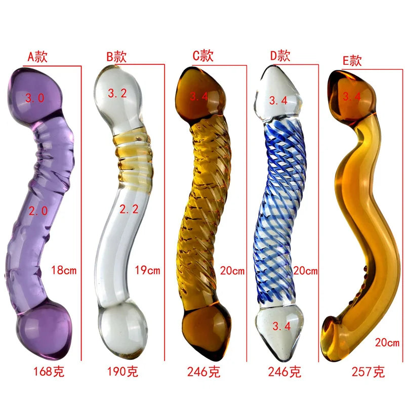 Crystal Glass Anal Plug