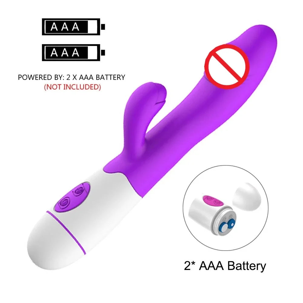 Dual-Vibration Rabbit Vibrator