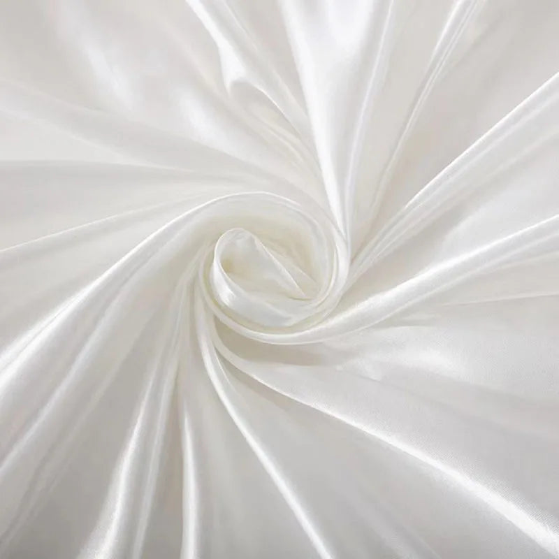 2-Piece Polyester Satin Pillowcase Set