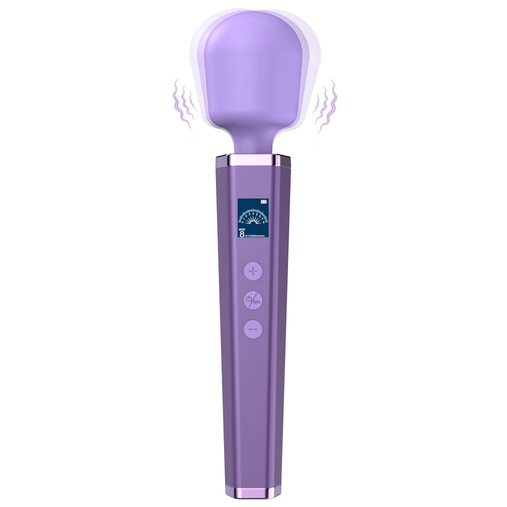 USB-Rechargeable Large Wand Vibrator