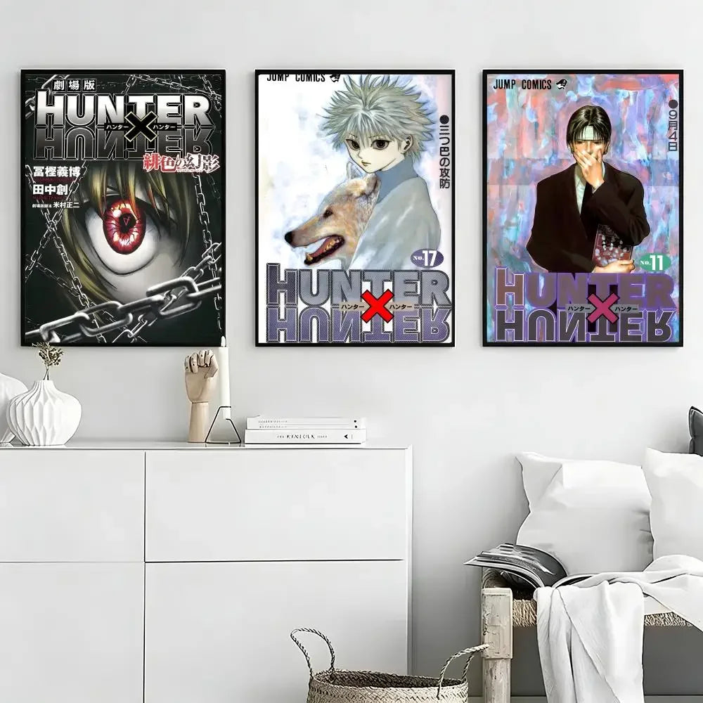H-Hunter Hunter Poster High-quality vintage prints & posters for home, bar, cafe, aesthetic wall art.