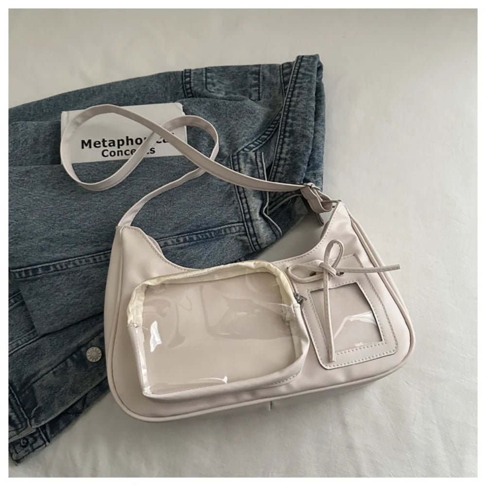 Y2K Transparent Ita Crossbody Bag