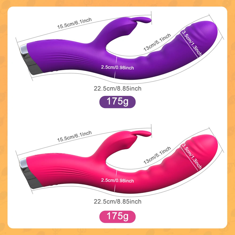 Rechargeable Quiet Rabbit Vibrator