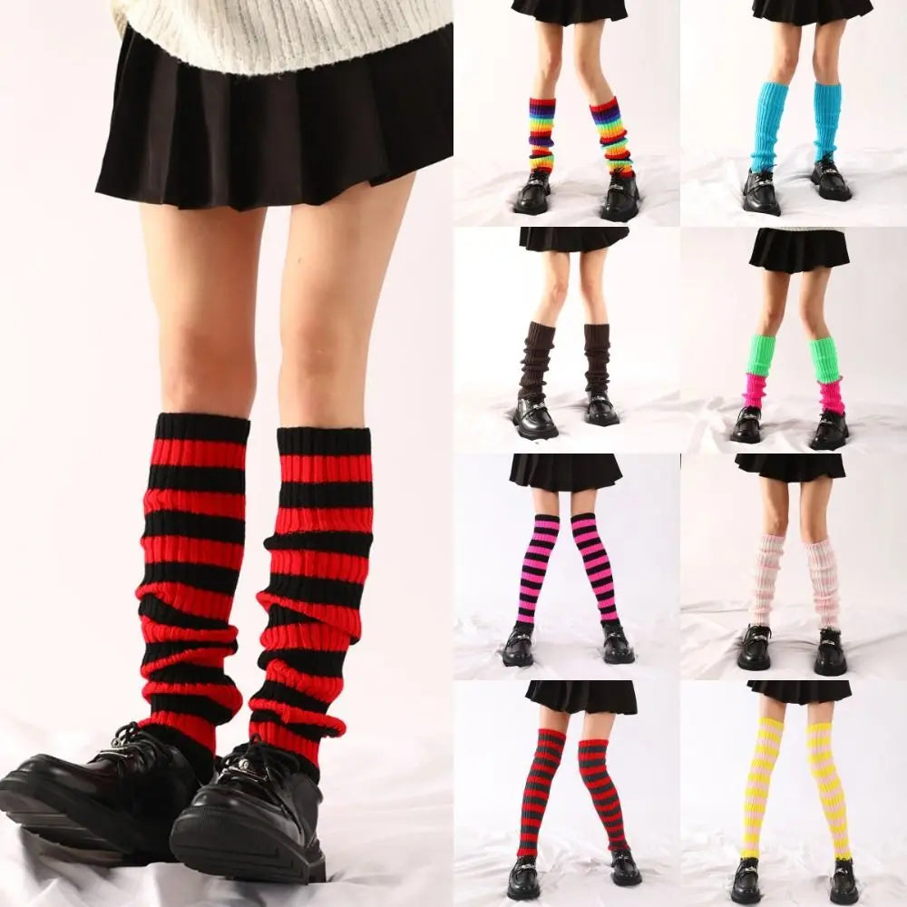 Ribbed Knit Harajuku Lolita Leg Warmers