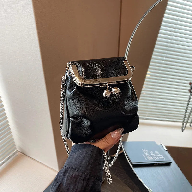 Korean Vintage Mini Square Crossbody Bag