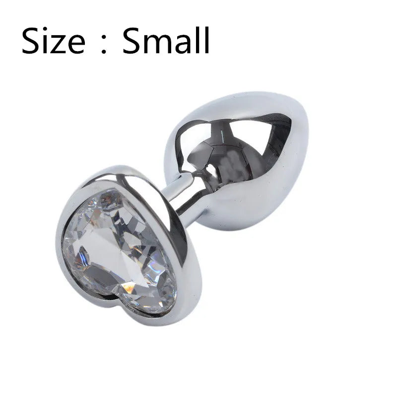 Beginner Stainless Steel Crystal Anal Plug