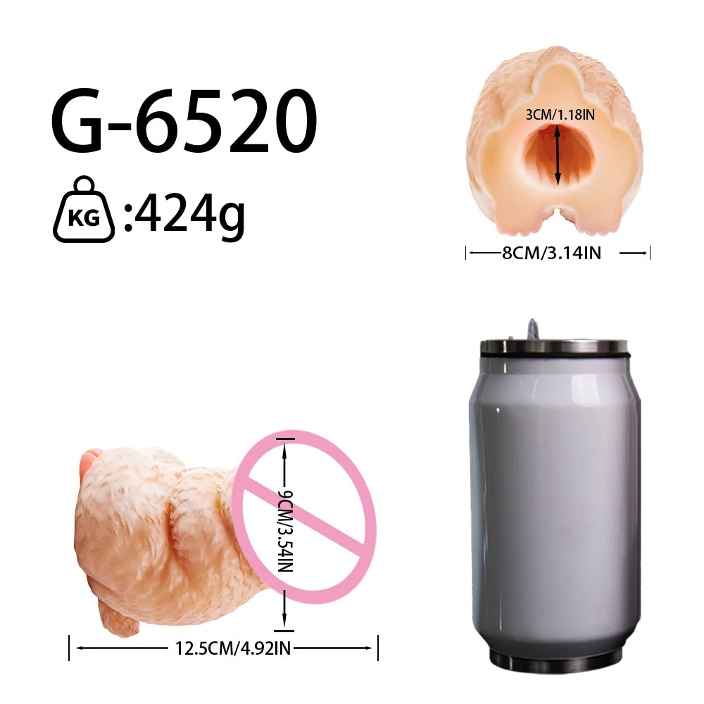 SHAZ Animal-Style Silicone Male Stroker
