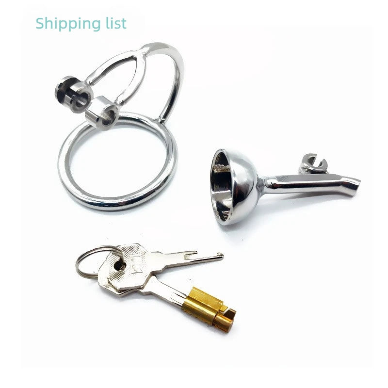 Reverse-Style Stainless Steel Chastity Cage