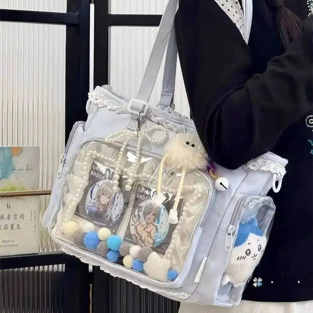 Japanese Lolita Transparent Ita Tote Bag