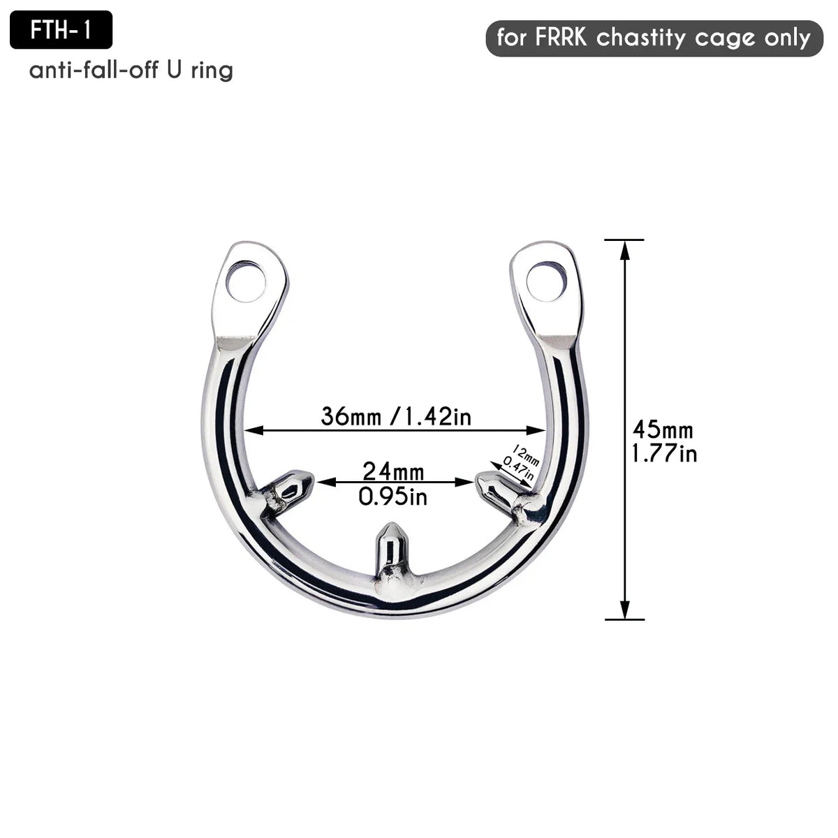 Locking Steel Chastity Cage