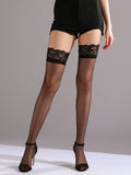 2026 Thigh High Stockings Sheer Lace Stay Up Hosiery Tights Pantyhose for Women 5 Colors Options