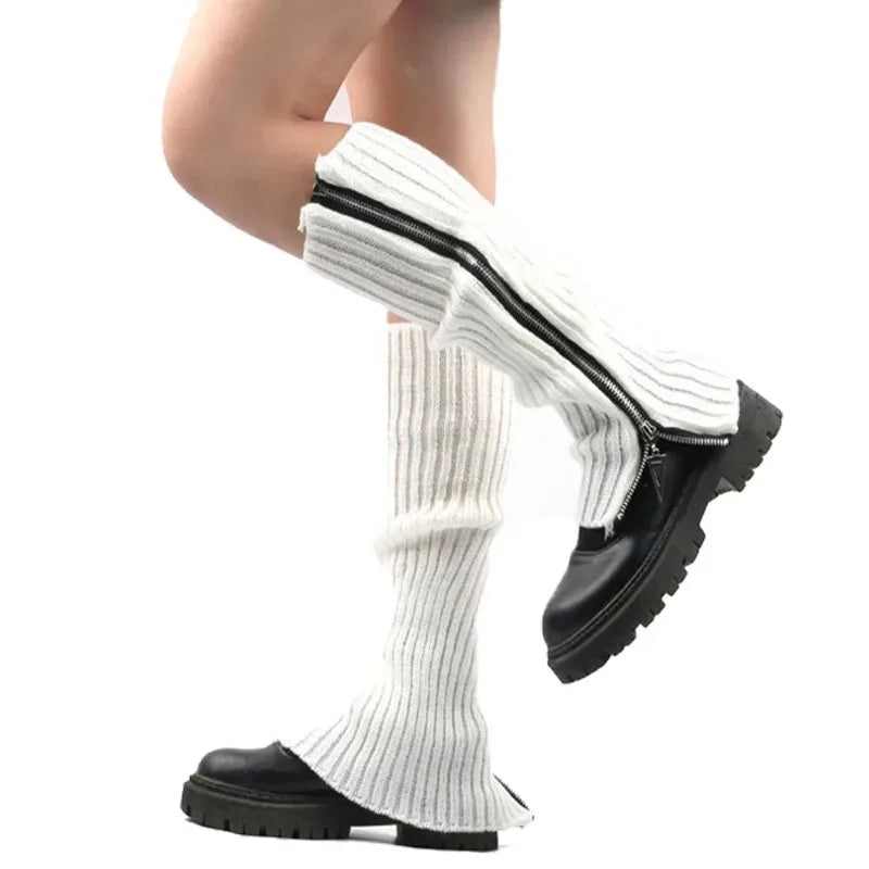Striped Gothic Lolita Knit Leg Warmers